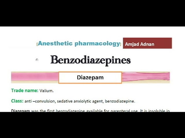 Diazepam pilule