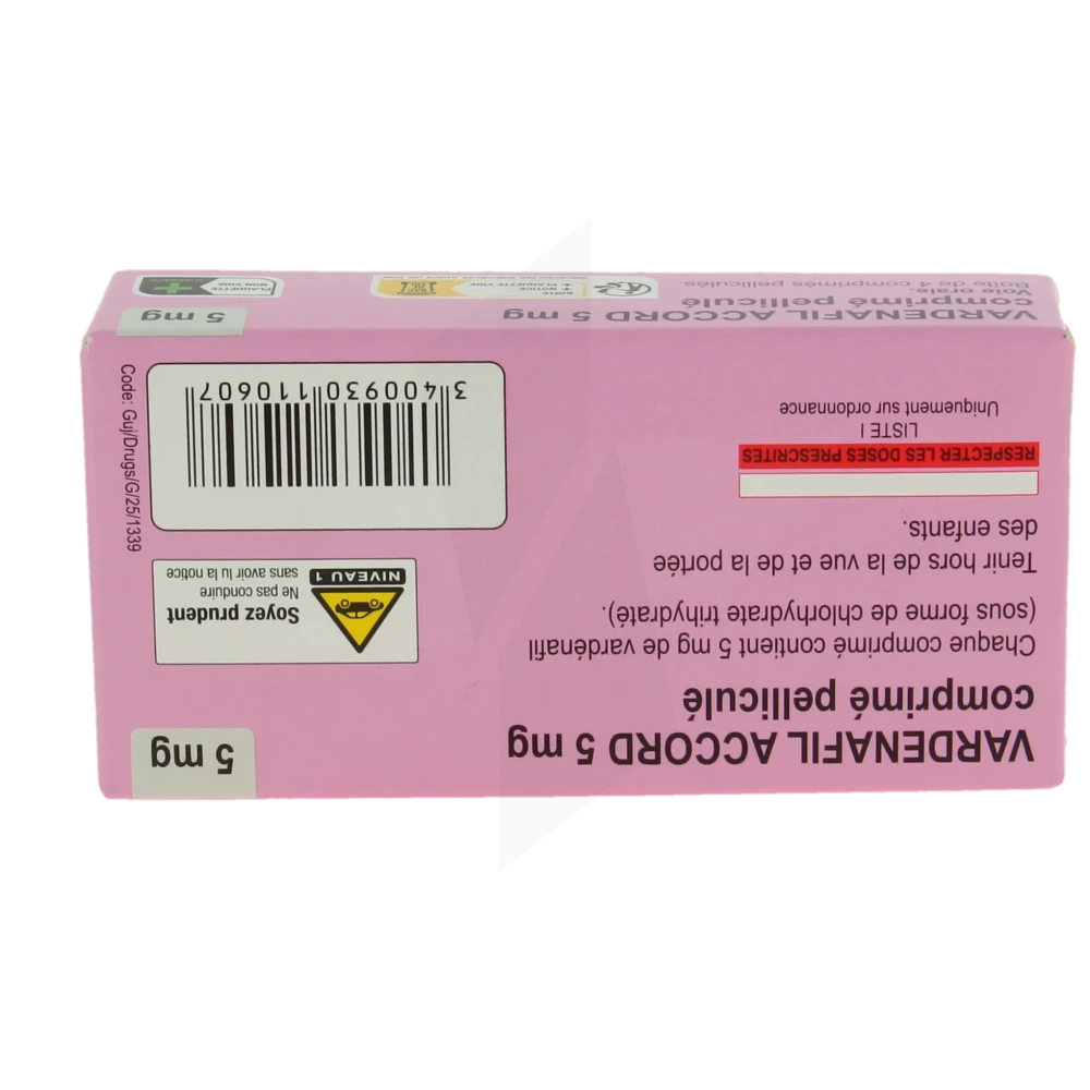 Vardenafil sans ordonnance