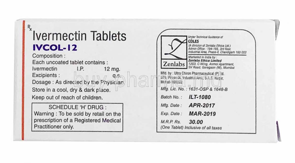 Stromectol 12mg