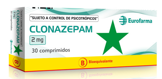 Clonazepam De 2mg