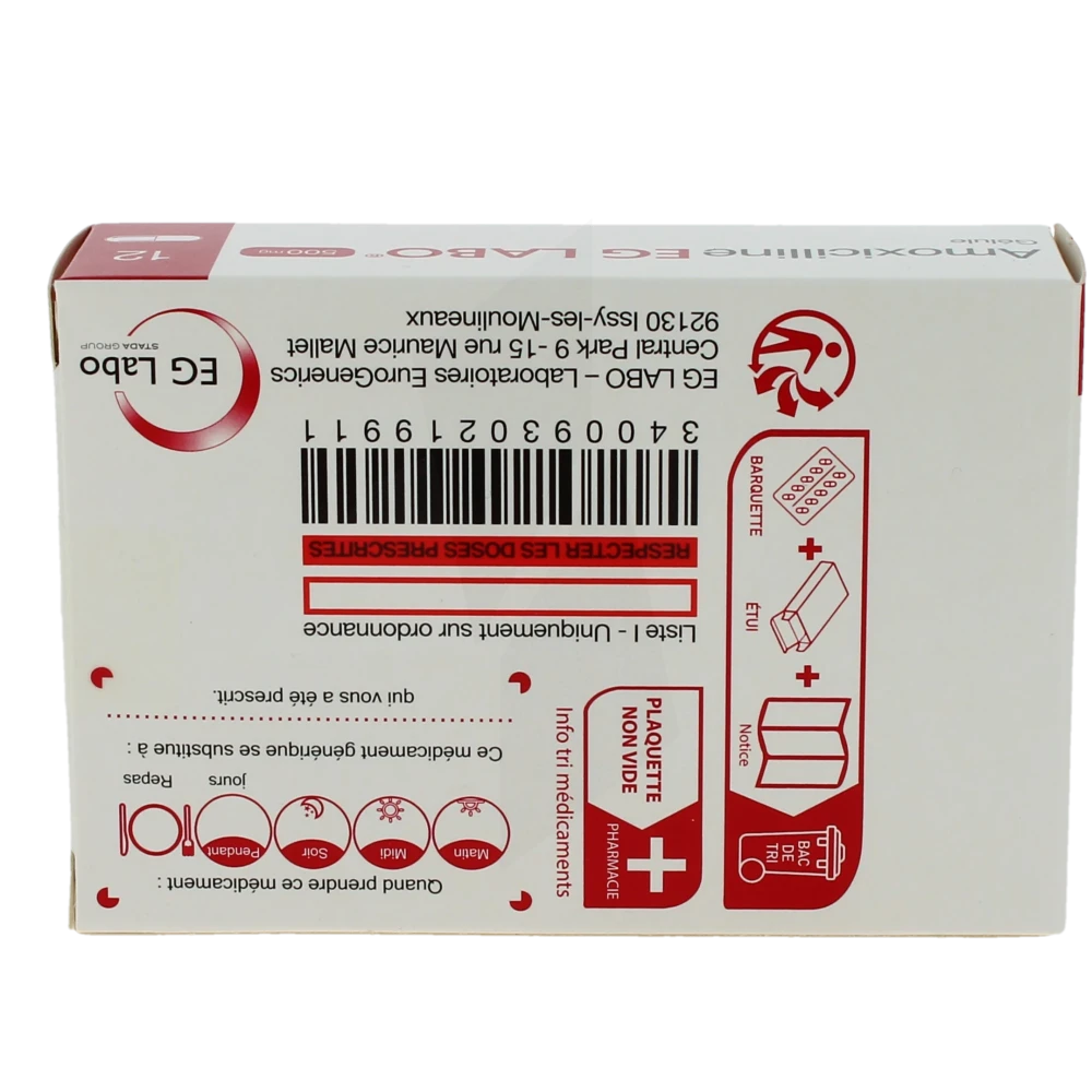 Prix amoxicilline 500 mg