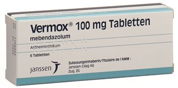 Prix de vermox