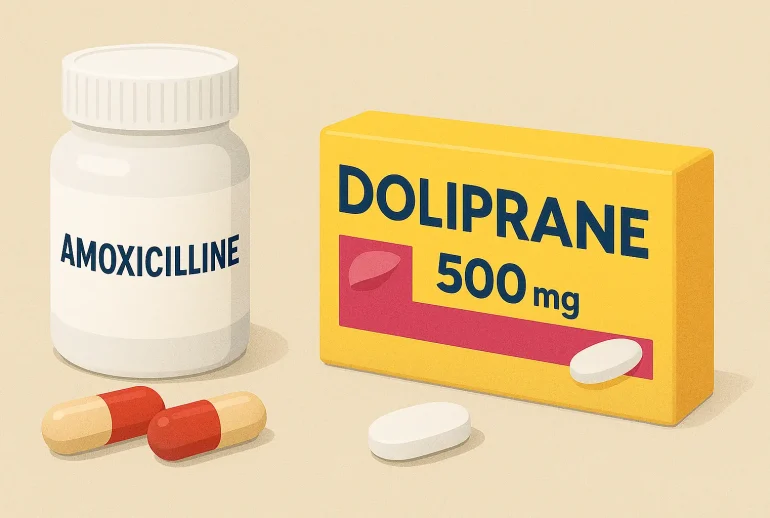 Pilule antibiotique amoxicilline