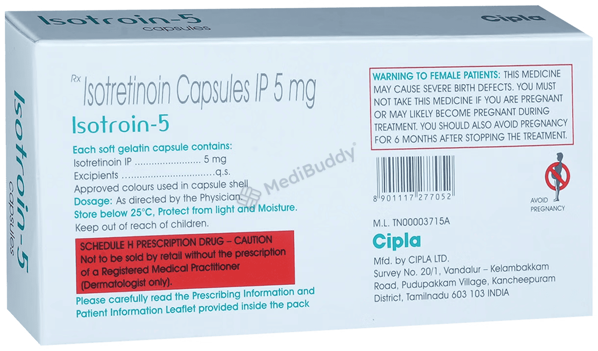 Isotrétinoïne 5mg