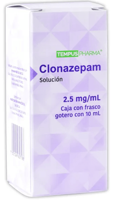 clonazepam 2 mg en gotas