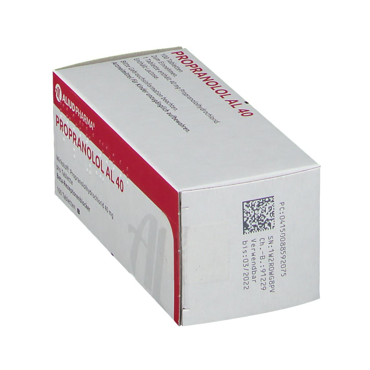 propranolol al 80 mg