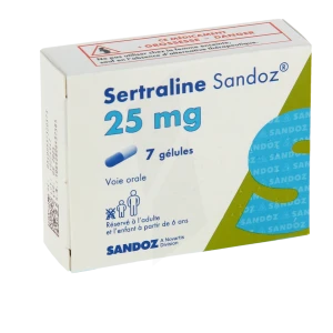 sertraline chlorhydrate 25 mg
