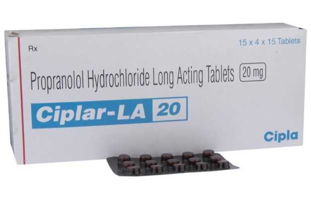 Propranolol la 20 mg