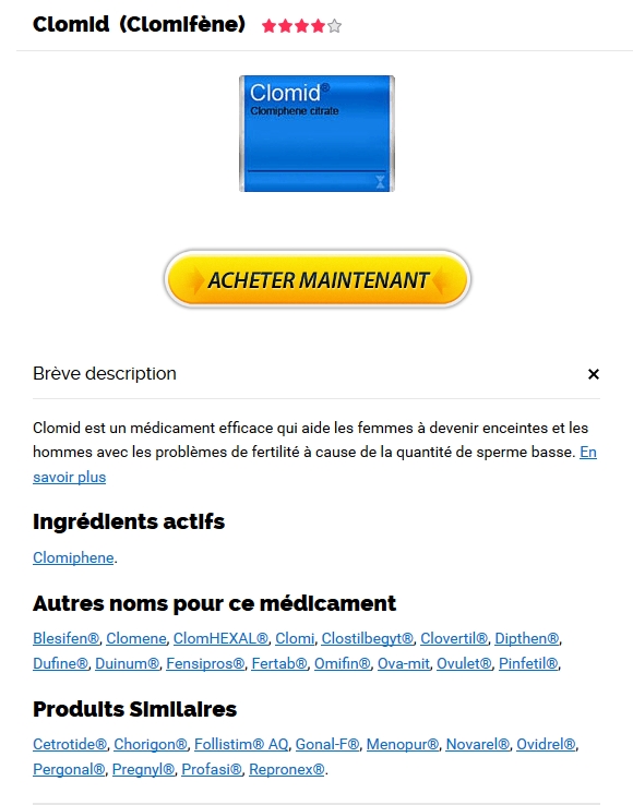 Acheter clomid en ligne pas cher