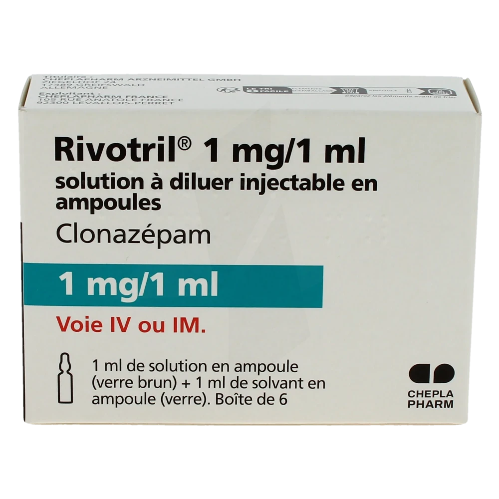 Clonazepam france