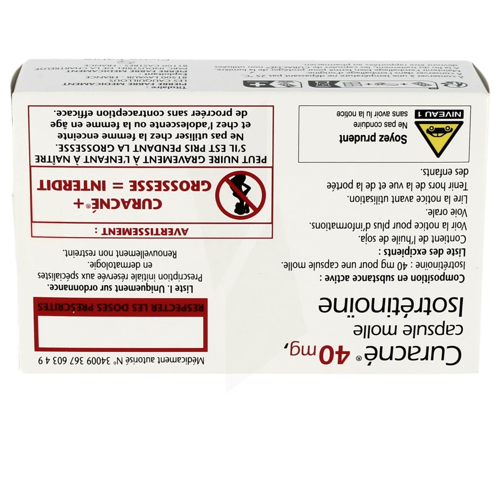 Roaccutane Gel Sans Ordonnance