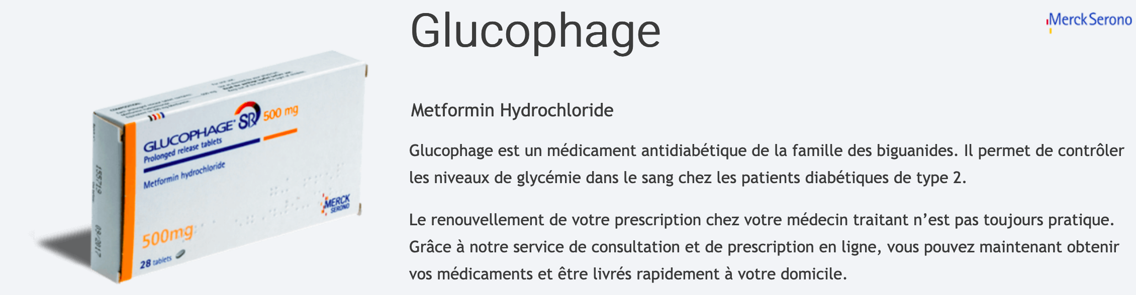 Metformin acheter sans ordonnance