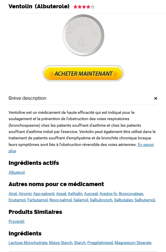 Commander du ventolin en ligne