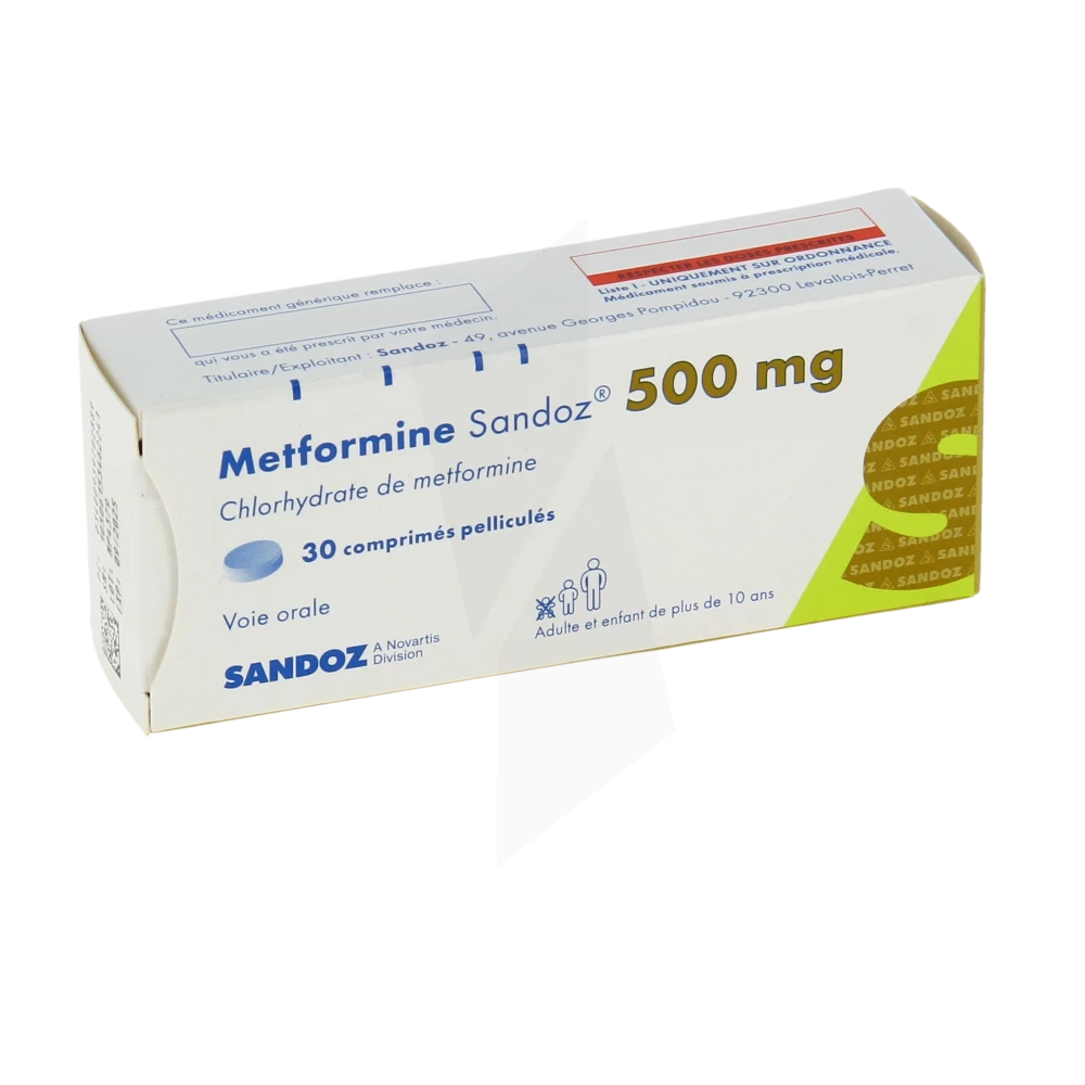 metformine 500 achat