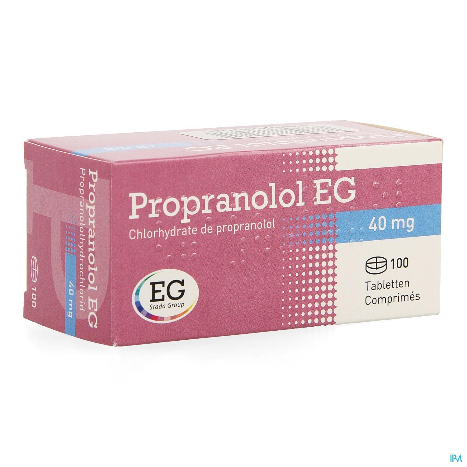 Propranolol 40 Mg Eg