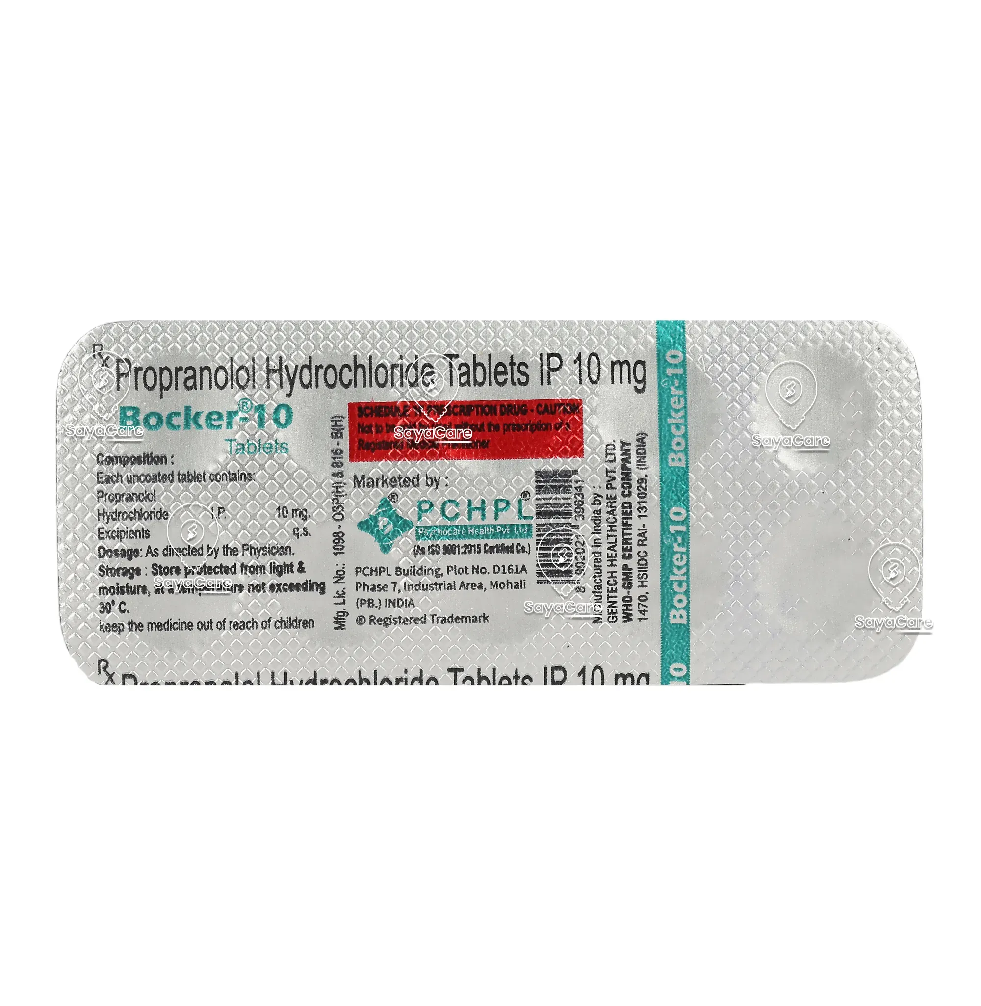propranolol 10 mg rcp