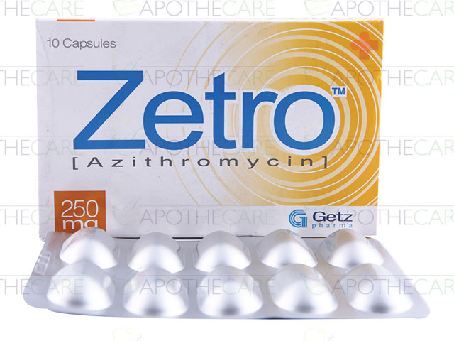 Zetron Azithromycin 500 Mg