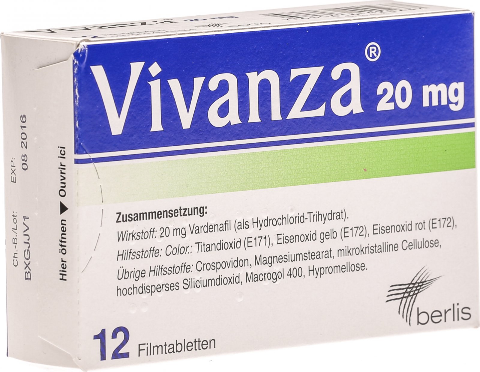 vivanza 10 mg prix