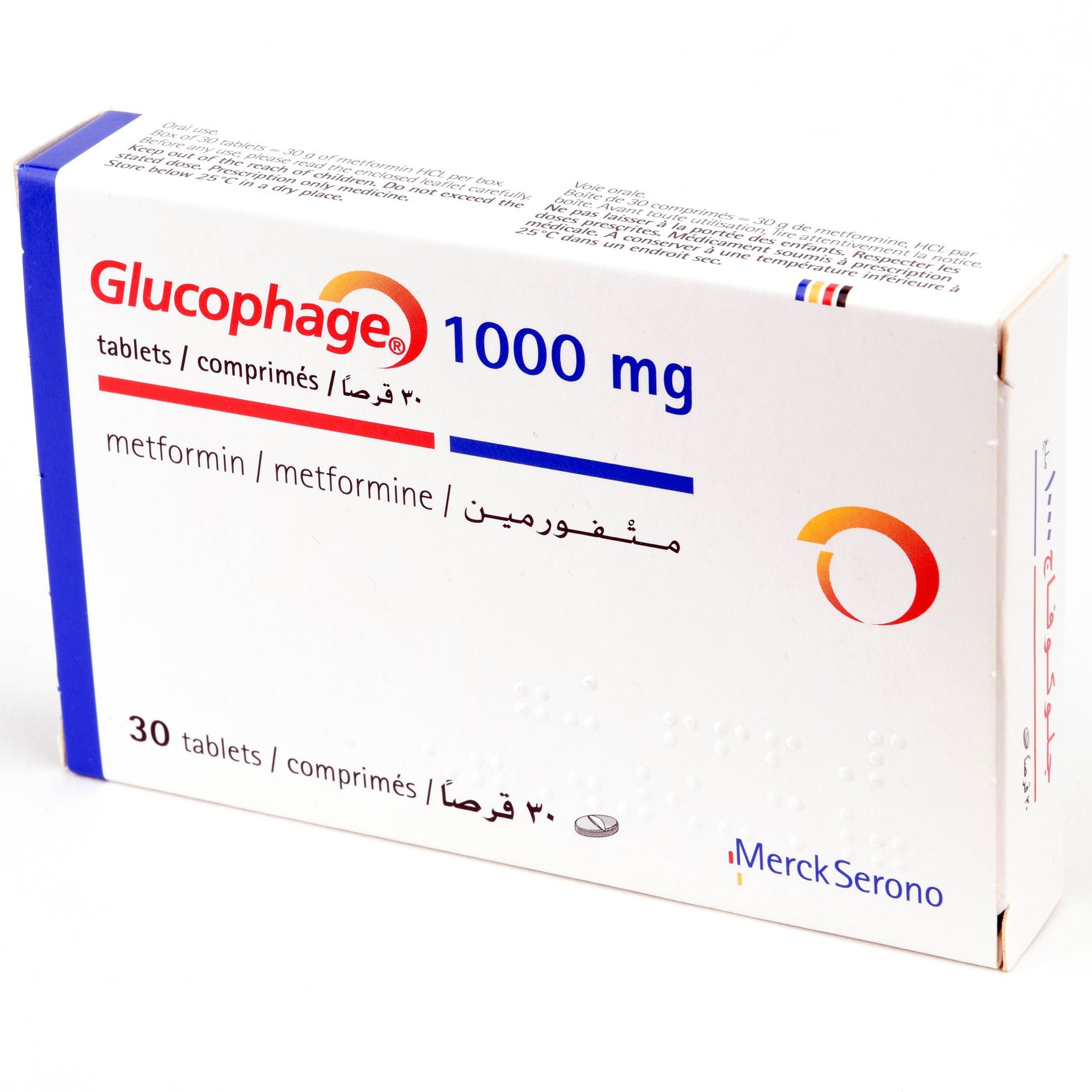 Glucophage de 1000 mg