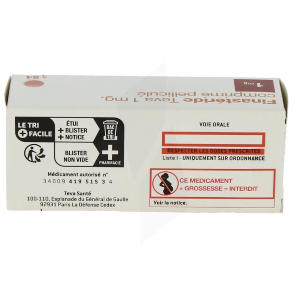 Finasteride 1 mg prix