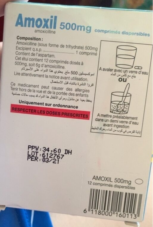 amoxil prix