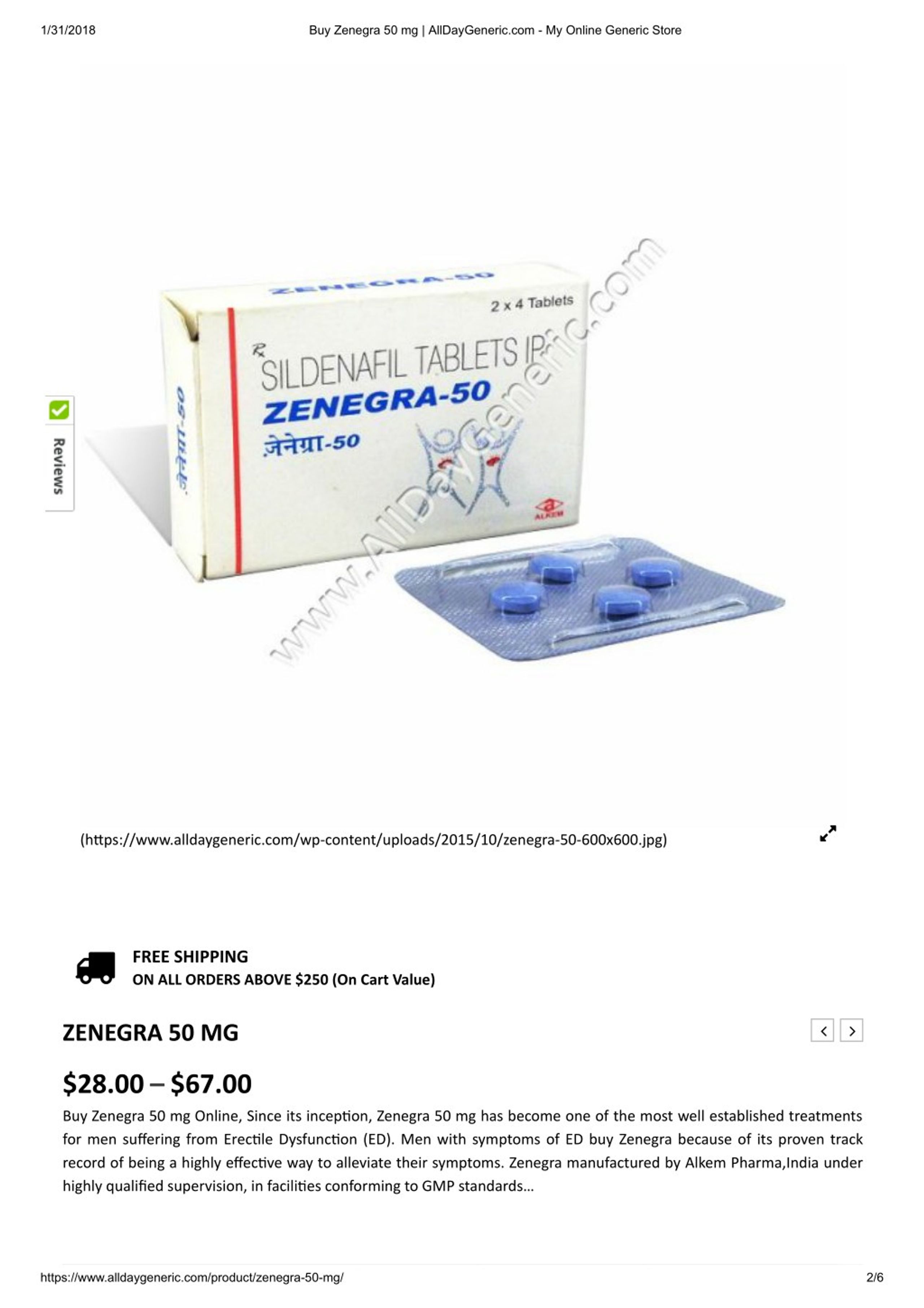acheter zenegra