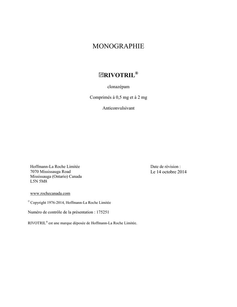 rivotril gouttes sommeil sans ordonnance