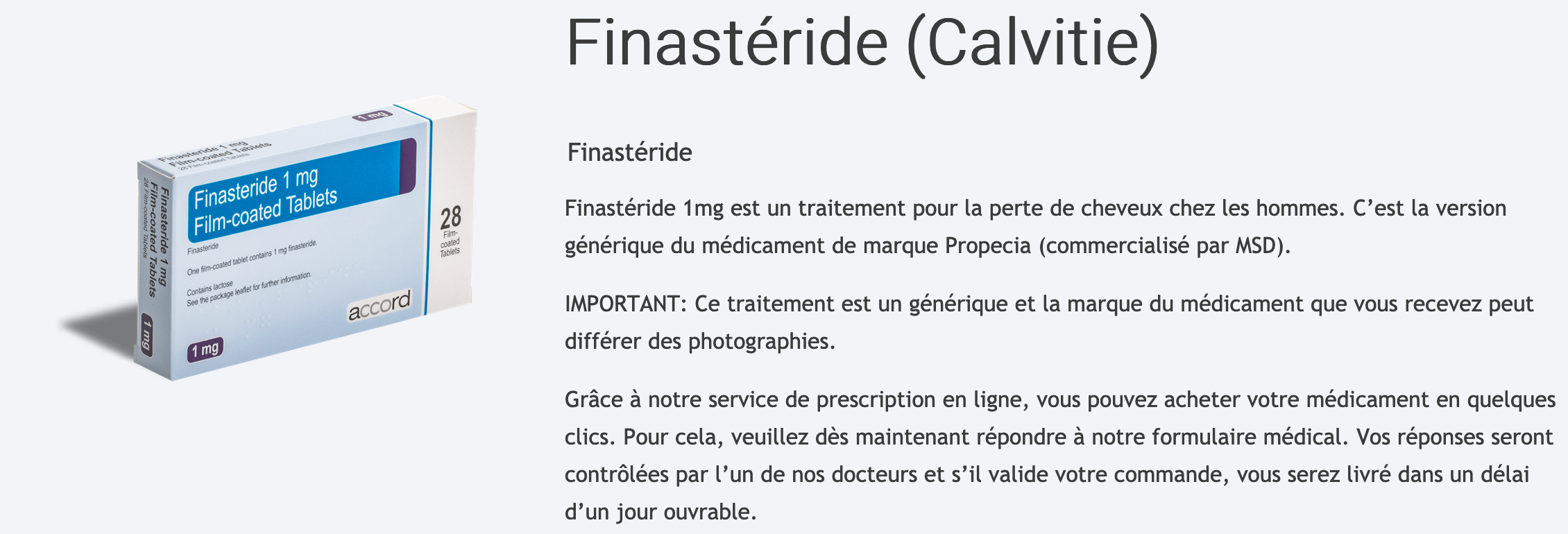 acheter du finastéride