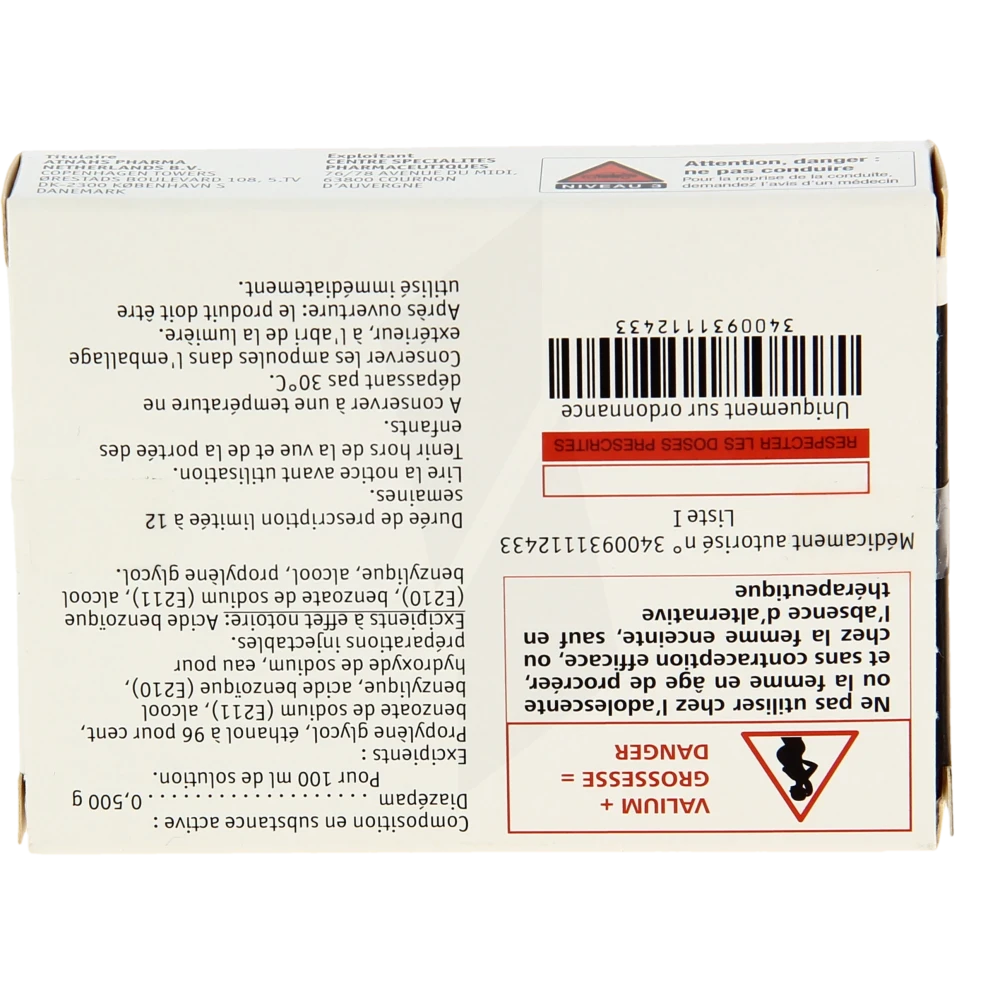 Acheter valium générique