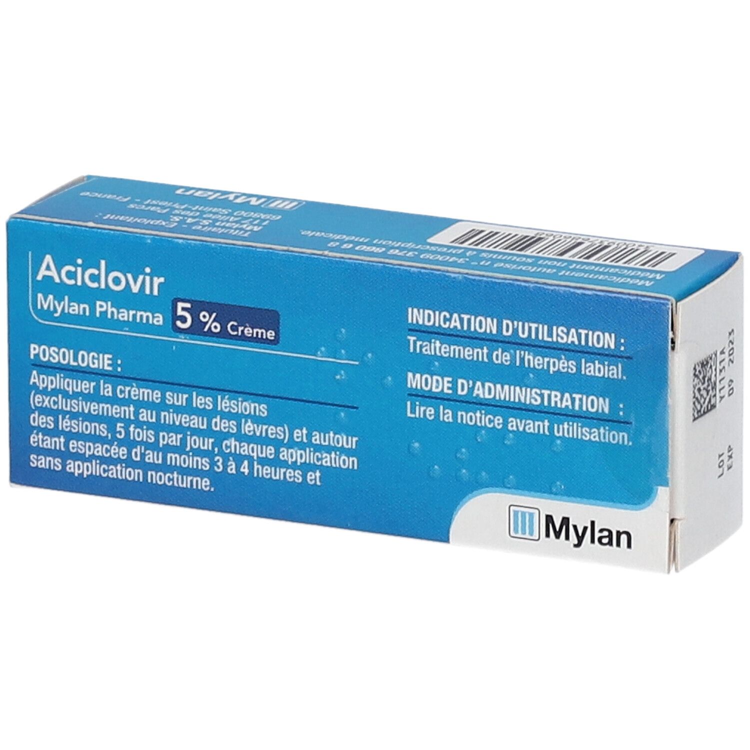 aciclovir mylan sans ordonnance