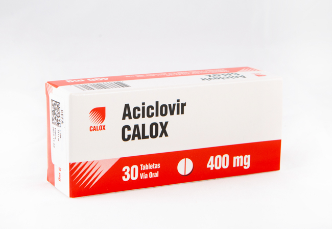 Aciclovir tabletas de 500mg