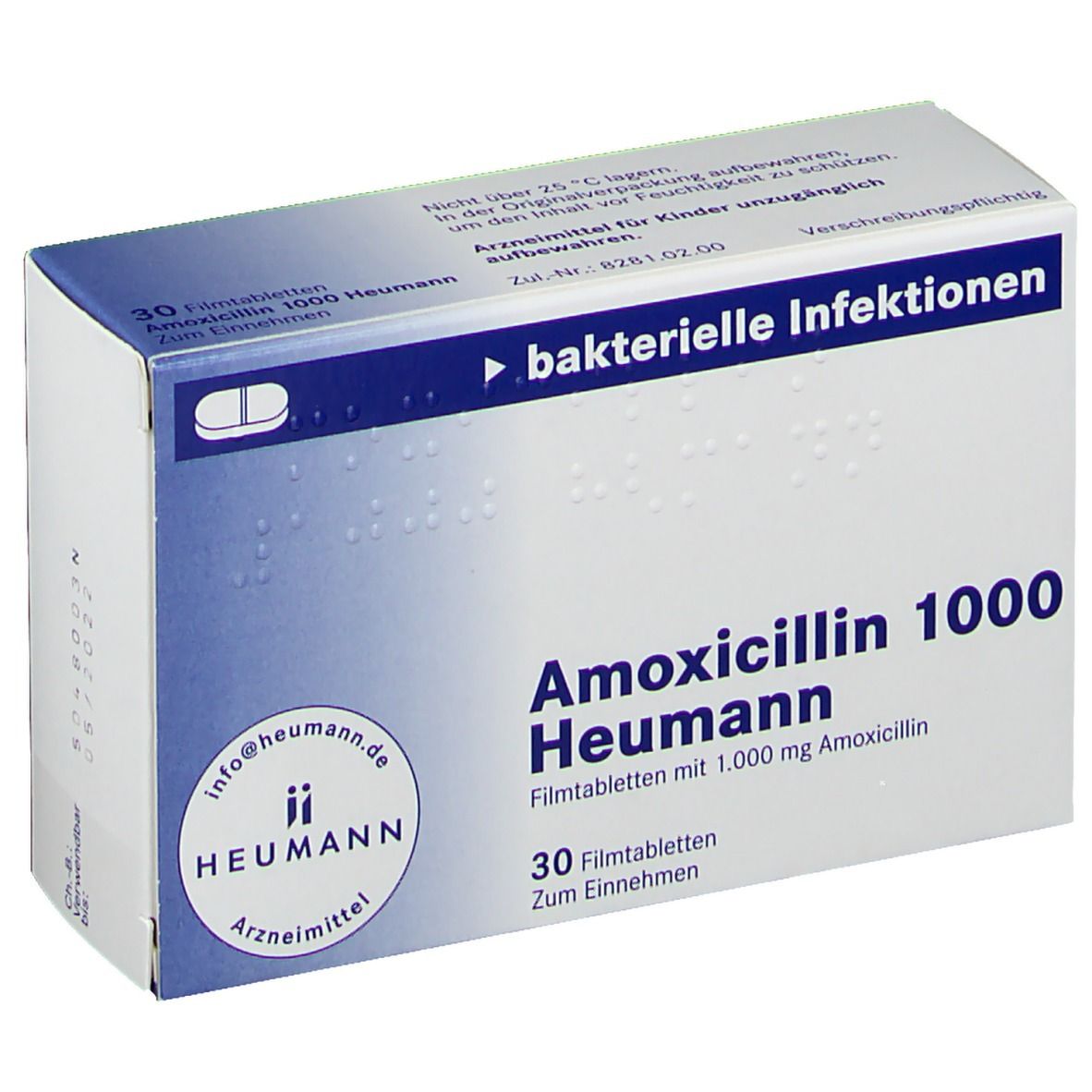 amoxicillin 1000 mg verpackungsgrößen