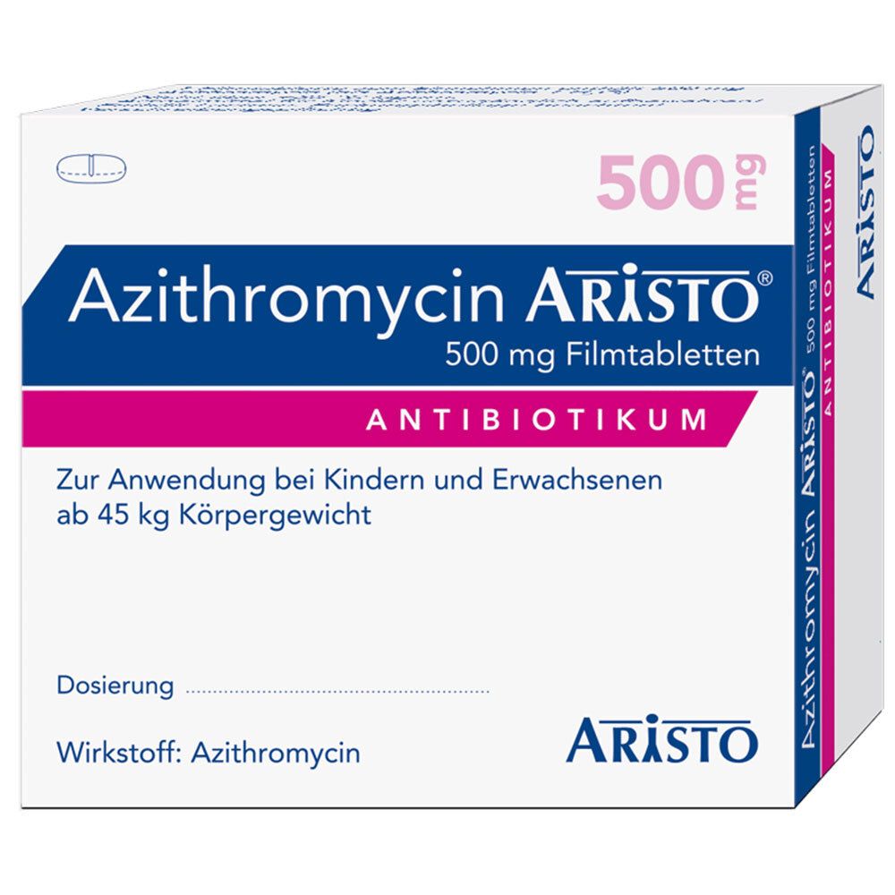 Azithromycin 2 x 500mg
