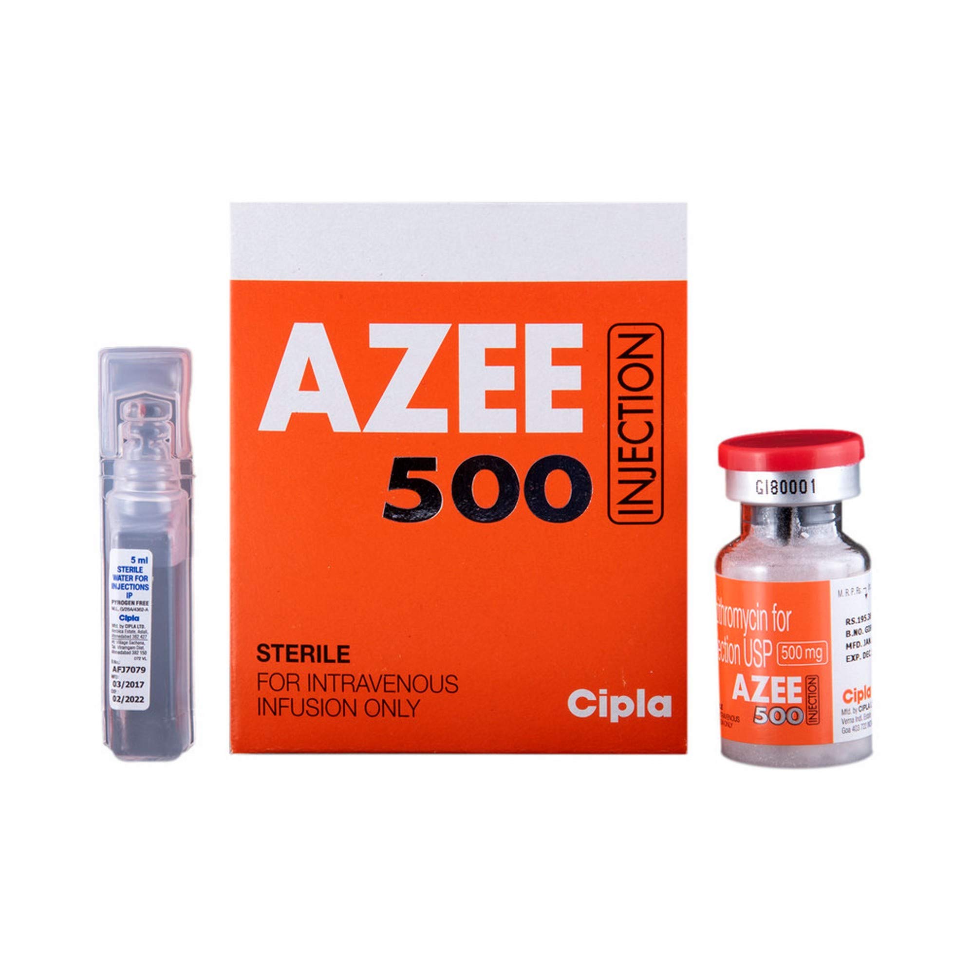 azithromycin 500 mg vial