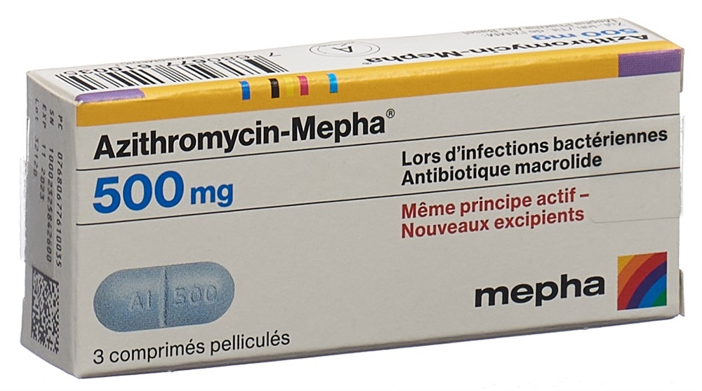 Azithromycin mepha 500 mg