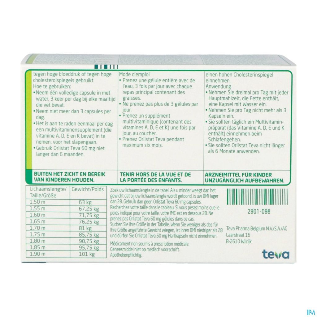 Orlistat Eg 120 Mg Acheter
