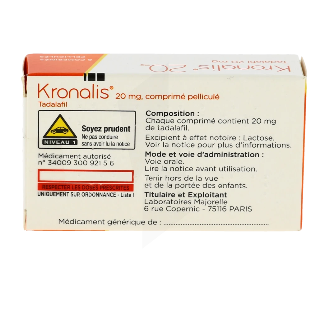tadalafil generique avis
