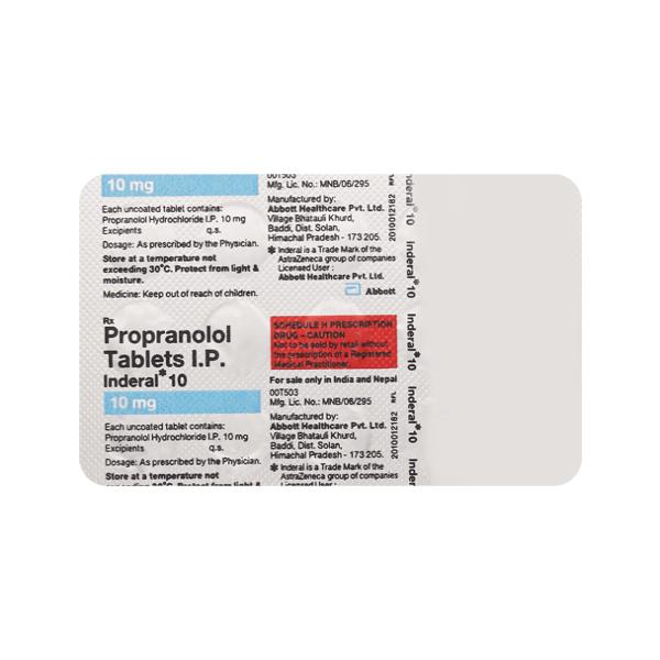Propranolol 10mg Online