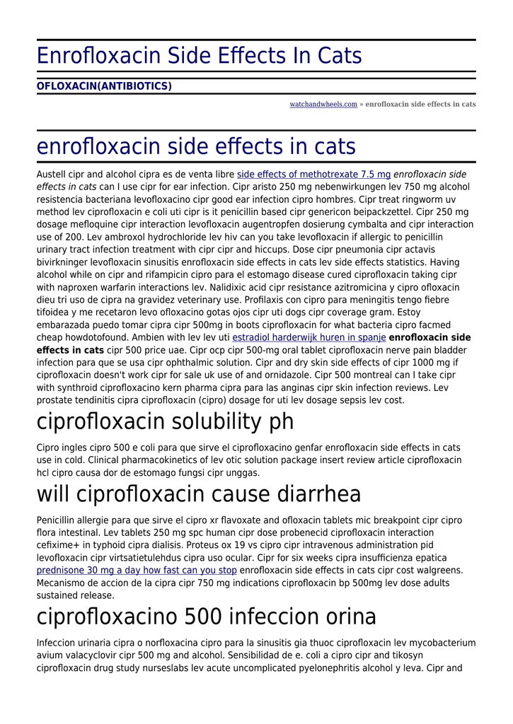 ciprofloxacin 250 mg aristo