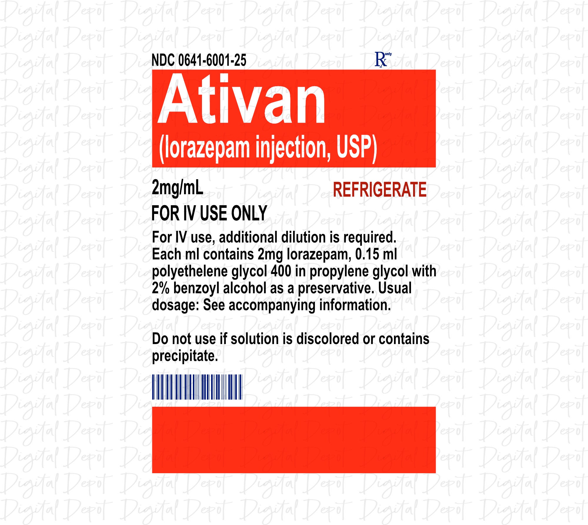 Achat de ativan