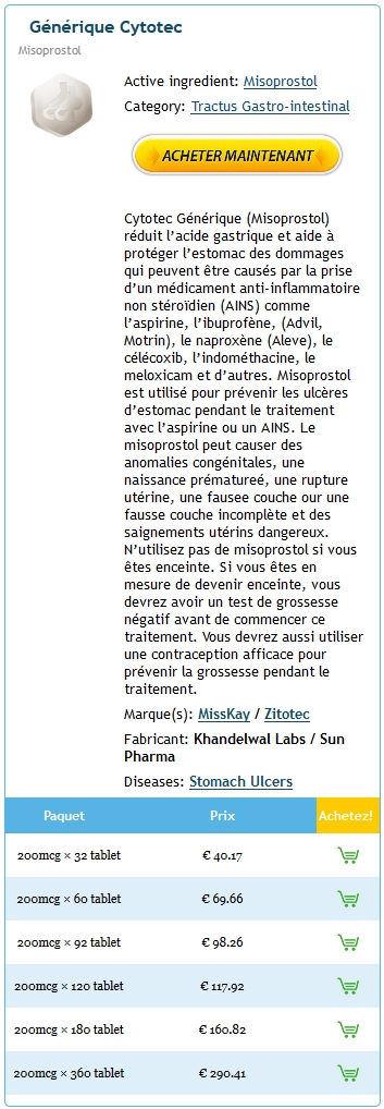 Où Acheter Du Cytotec