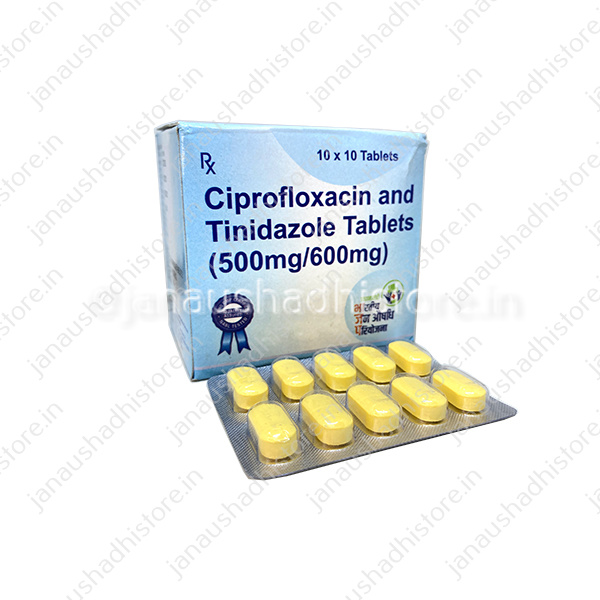 Ciprofloxacin 500mg Tinidazole 600 Mg