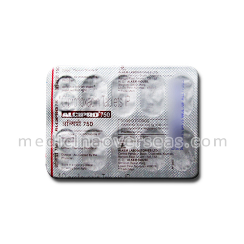 Ciprofloxacin Al 750 Mg