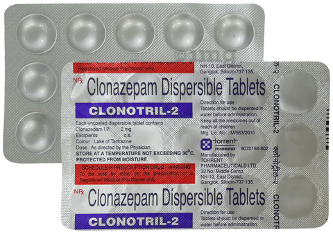 Clonazepam 2mg Prix