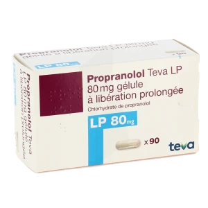 coût du propranolol