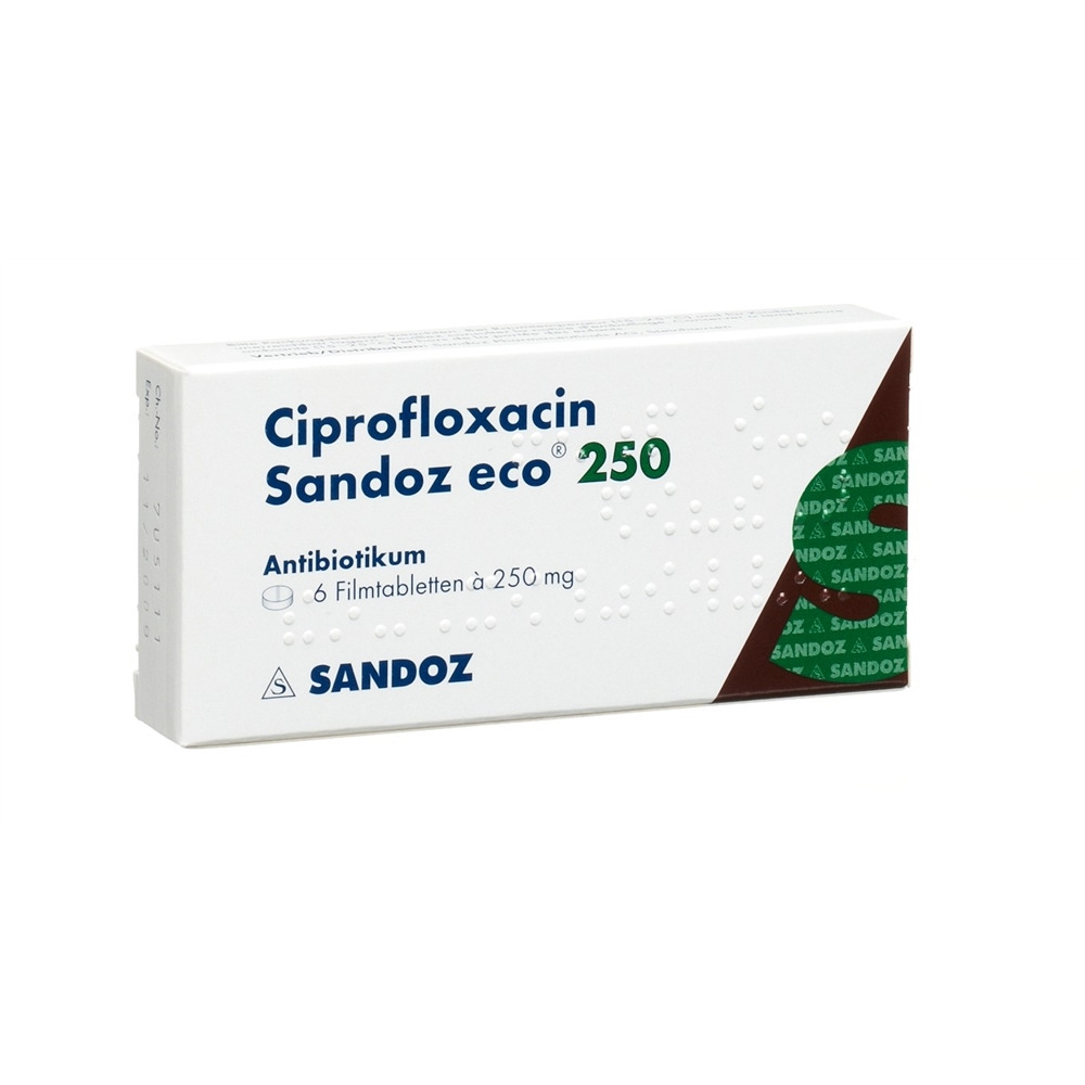 Ciprofloxacin 250 mg sandoz