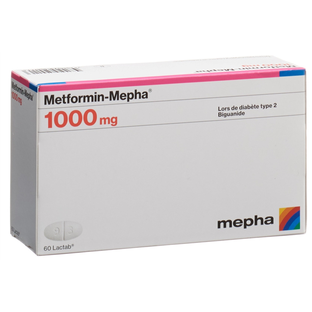 Metformine 1000 mg sans ordonnance