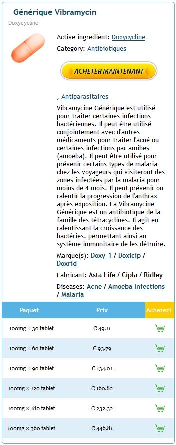 Doxycycline bon marché