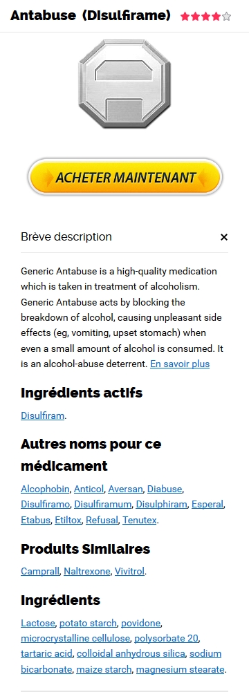 Acheter du antabuse en ligne