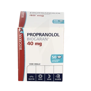 prix propranolol